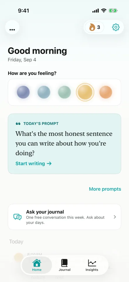 Cove: Begin anywhere. App preview with example content. In development.